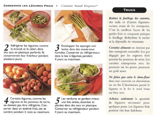 Conserver les légumes frais de Cuisine Santé Express | Photo de PassionRecettes