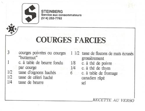 Courges farcies de Steinberg | Photo de PassionRecettes