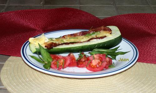 Courgette farcie façon croque-monsieur de Nell | Photo de Nell