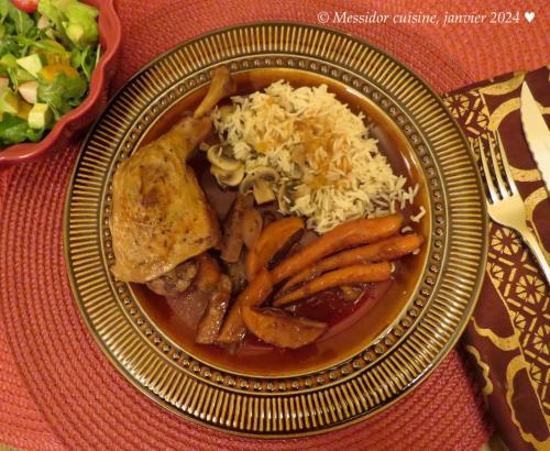 Cuisses de canard braisées à la compote de mangue + de Messidor | Photo de Messidor