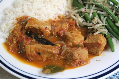 Curry simple de porc a l'indienne de Nell | Photo de Nell