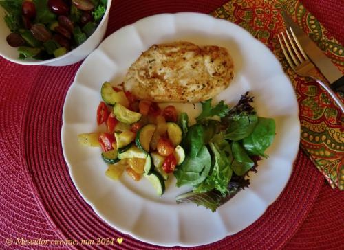 Escalopes de poulet marinées pour grillades + de Messidor | Photo de Messidor