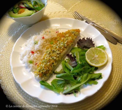 Filets de poisson en croûte d'amande et d'abricot + de Messidor | Photo de Messidor