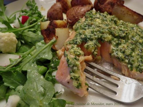 Filets de truite au pesto léger + de Messidor | Photo de Messidor