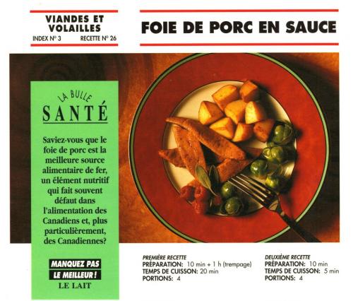 Foie de porc en sauce de Bon Appétit | Photo de PassionRecettes