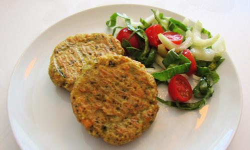 Galettes au saumon et au couscous pour deux de Messidor | Photo de Messidor