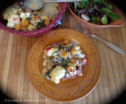 Gratin de chou-fleur aux saveurs de fin d'été + de Messidor | Photo de Messidor