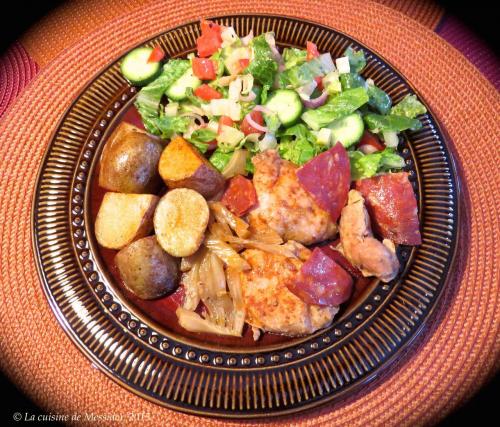 Hauts de cuisse de poulet, bière et chorizo de Messidor | Photo de Messidor