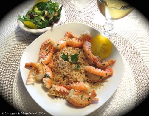 Langoustines bbq, lime et herbes fraîches de Messidor | Photo de Messidor