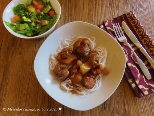 Mijoté de porc à la mangue, façon orientale + de Messidor | Photo de Messidor