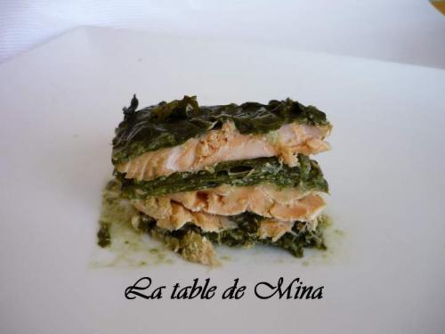 Millefeuille saumon et épinards de Mamina13 | Photo de Mamina13