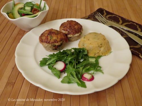 Mini-pains de poulet haché, version cajun + de Messidor | Photo de Messidor