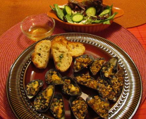 Moules en coquilles farcies à la thaïe de Messidor | Photo de Messidor