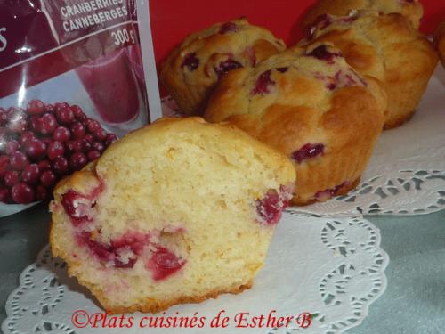 Muffins à l'orange et aux canneberges de Esther B | Photo de Estherb