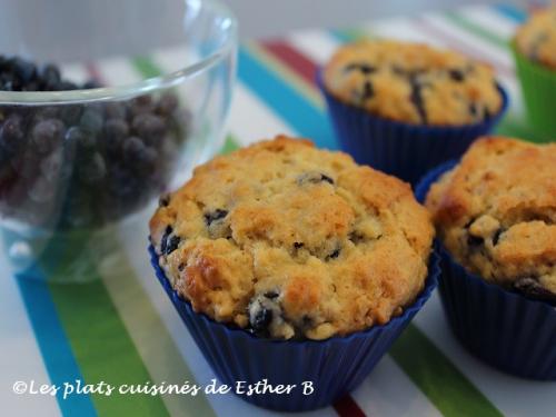 Muffins aux bleuets de Estherb | Photo de Estherb