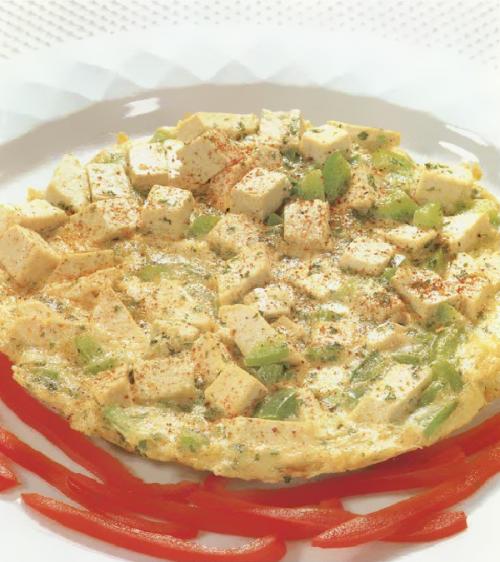 Omelette au tofu de Qu'est-Ce Qu'on Mange | Photo de PassionRecettes