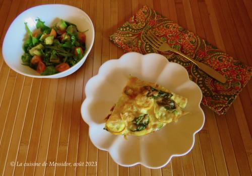 Omelette aux courgettes à l'italienne + de Messidor | Photo de Messidor