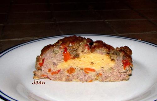 Pain de viande farci aux pâtes 4 fromages de Nell | Photo de Nell