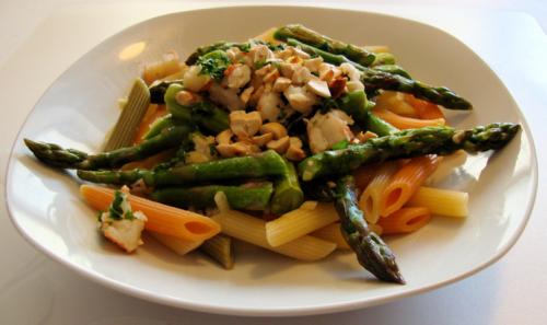 Pâtes aux asperges et aux langoustines de Messidor | Photo de Messidor