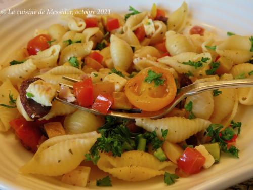 Pâtes courtes, sauce à la grecque + de Messidor | Photo de Messidor