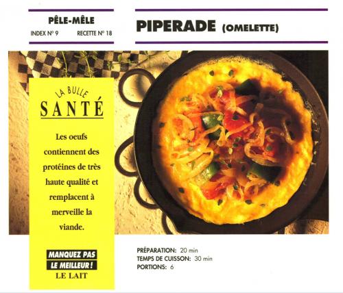 Piperade (omelette) de Bon Appétit | Photo de PassionRecettes