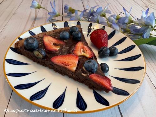 Pizza au chocolat et aux fruits de Estherb | Photo de Estherb