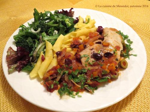 Poêlée de tilapia, sauce méditerranée de Messidor | Photo de Messidor