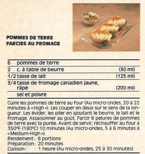 Pommes de terre farcies au fromage | Photo de PassionRecettes