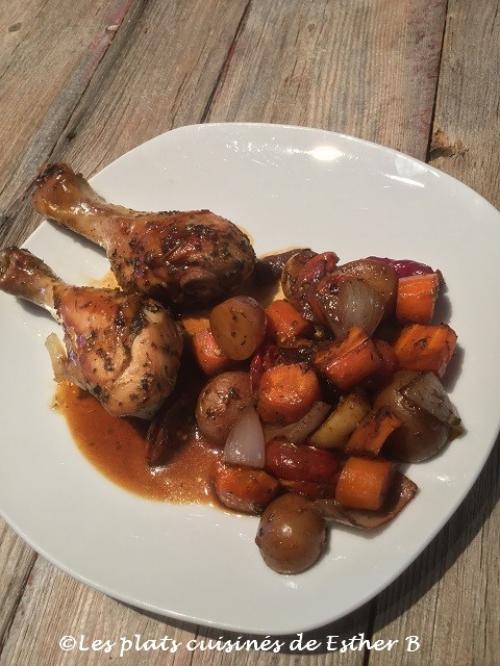 Poulet aux légumes caramélisés de Esther B | Photo de Estherb