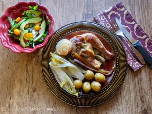 Poulet crapaudine au beurre d'estragon + de Messidor | Photo de Messidor