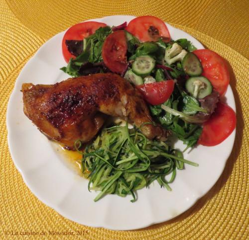 Poulet en crapaudine à l'italienne de Messidor | Photo de Messidor