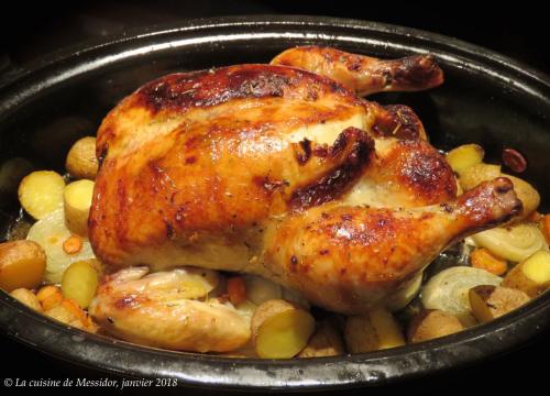 Poulet rôti au citron et aux herbes de Messidor | Photo de Messidor