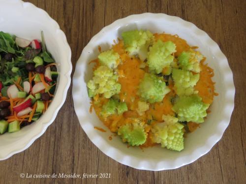 Romanesco et petits légumes gratinés + de Messidor | Photo de Messidor