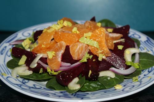 Salade de betteraves et clémentines de Nell | Photo de Nell