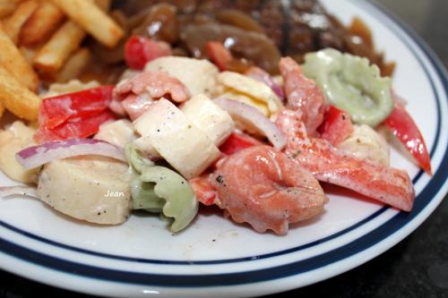 Salade de coeur de palmier et de tortellinis au fromage de Nell | Photo de Nell