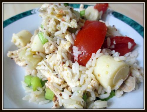 Salade de riz aux artichauts, coeurs de palmier et au poulet de Nance75 | Photo de Nance75