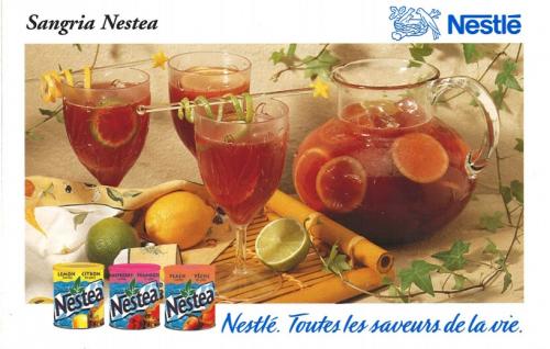 Sangria nestea de Nestlé | Photo de PassionRecettes