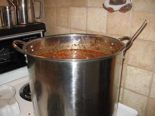 Sauce à spaghetti à l'autoclave (avec photos de procédure) de Marie Lune | Photo de Marie lune