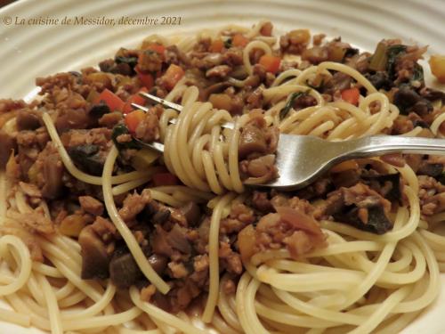 Sauce bolognaise flexitarienne + de Messidor | Photo de Messidor