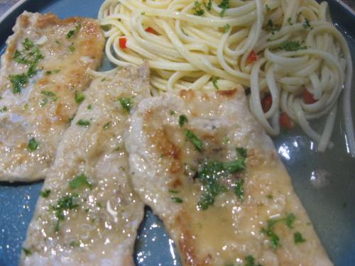 Scaloppine de vitello al limone (escalopes de veau au citron) de Puce313 | Photo de Puce313