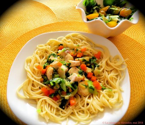 Spaghetti du pêcheur, version thaïe de Messidor | Photo de Messidor