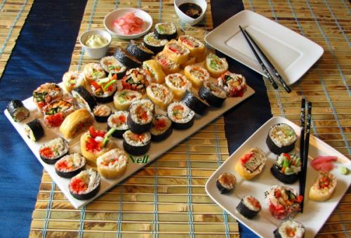 Sushis (rouleaux de nori) de Yogagirl | Photo de Nell