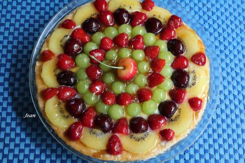 Tarte aux fruits frais à la crème d'ananas de Nell | Photo de Nell