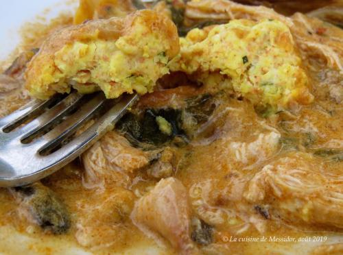 Transformer un reste de poulet en plat thaï avec boulettes de pâte + de Messidor | Photo de Messidor