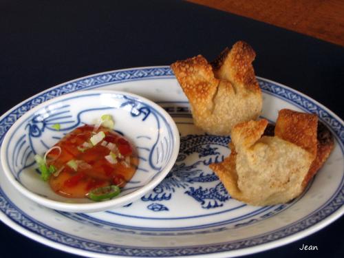 Wonton, crevettes et veau de Nell | Photo de Nell